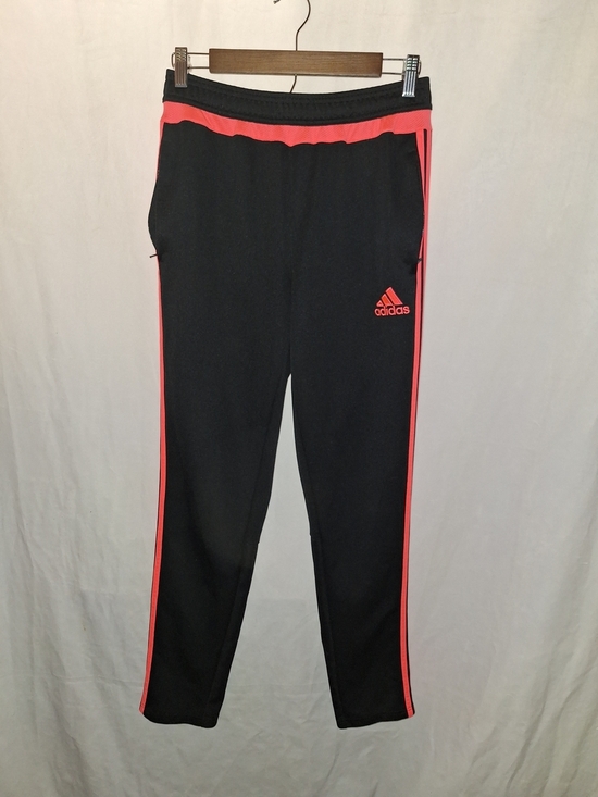 adidas Pants - Adidas  Black & Coral Athletic Track Pants